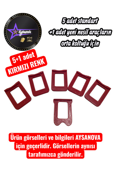 aysanova kemer toka aparat eşya, evcil hayvan taşımak için kırmizi 5+1 adet