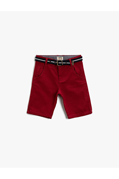 Koton Kids Gürtelshorts aus Baumwolle