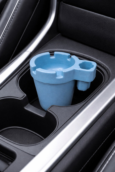 Cemax Scrumiera auto din plastic, pentru masina, cu suport pentru tigara