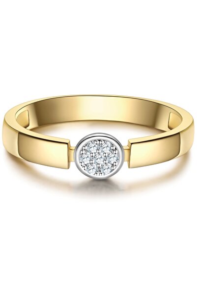 Rafaela Donata Silberring Ring Sterling Silber bicolor Zirkonia weiß
