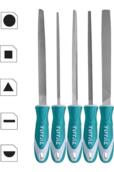 TOTAL Top Bottom Set of 5 files 8" - 250mm - T12 steel