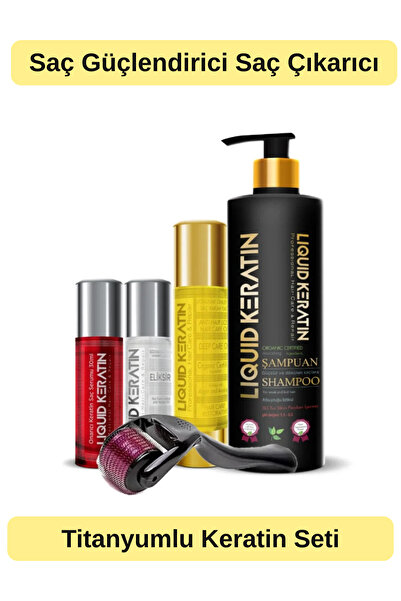Liquid Keratin Titanyumlu Saç Gürleştiren Saç Çıkaran Saç Güçlendirici Kerati...