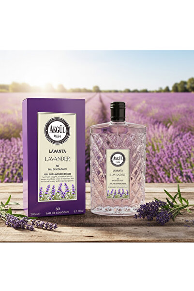 Akgül Lavanta Kolonyası Cam 200 ml