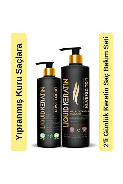 Liquid Keratin Yıpranmış Cansız Güçsüz Kuru Saçlara (DÖKÜLME YIPRANMA) Günlük...