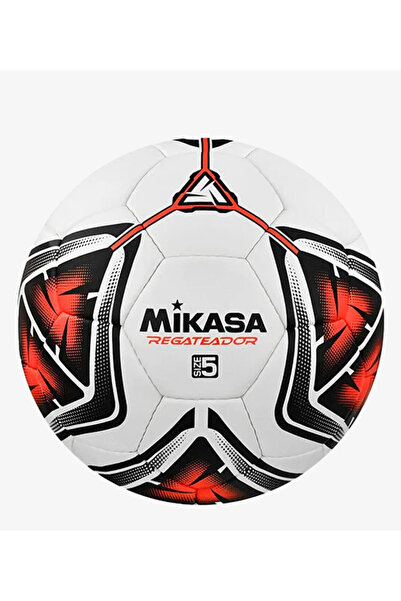 MIKASA Beyaz Kırmızı Futbol Topu Regateador5-g