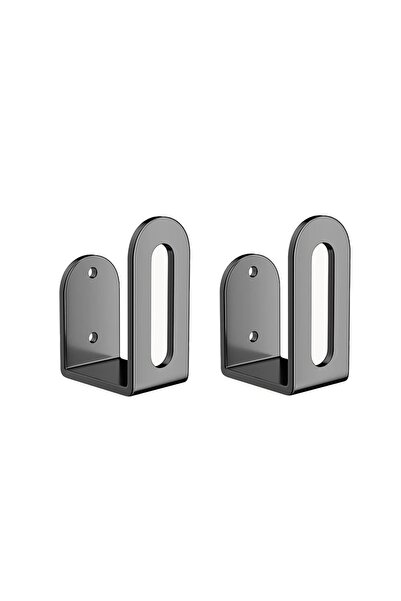 Choice قطعتان رماديتان، منظم مطبخ لاصق قوي يُثبت على الحائط، بتصميم خطاف بزاو...