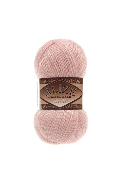 Alize Νήμα Πλεξίματος Χειροποίητο Ανγκόρα Χρυσό Γκλίτερ 100 γρ.