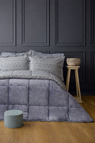 BED LİNE Softly Uyku Seti Çift Kişilik Matilda Mavi