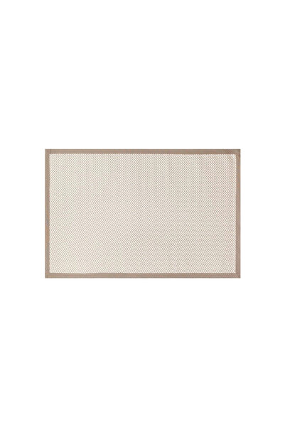 Kelebek Dekor Beige Border Halı