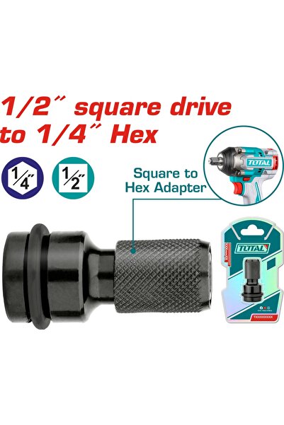 TOTAL SOMUN SÖKME BİTS UÇ ADAPTÖRÜ TAC60501