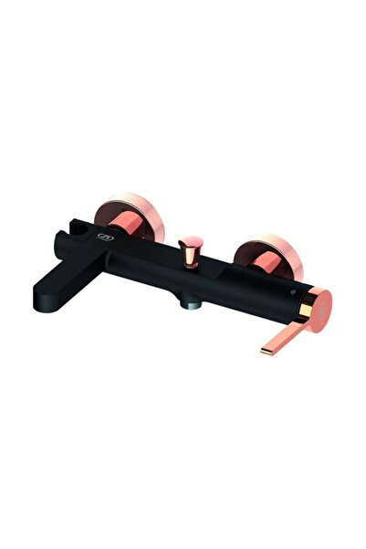 GPD صنبور حمام جيلدو أسود وردي-ذهبي-MBB165-S-R