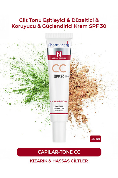Pharmaceris Capilar-Tone CC SPF 30 | Cilt Tonu Eşitleyici & Düzeltici & Koruy...