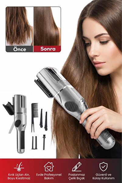 DEMPOWER Kablosuz Şarjlı Saç Kırık Alma Makinesi