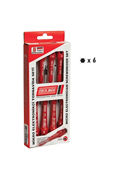 CER-PA NORM CERPA ELEKTRONİKCİ ALYAN TAKIM SET 6 LI