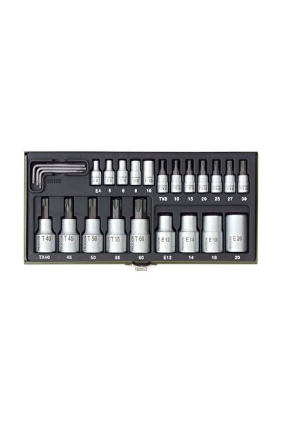 Proxxon 23102 Set special de chei tubulare Torx pentru piulițe, set de 24 de ...