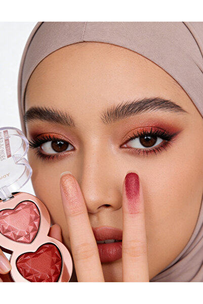 Youtrico 37 جرام/قطعة واحدة، ظلال عيون بلونين، مكياج للوجه 3 في 1، وميض ناعم،...