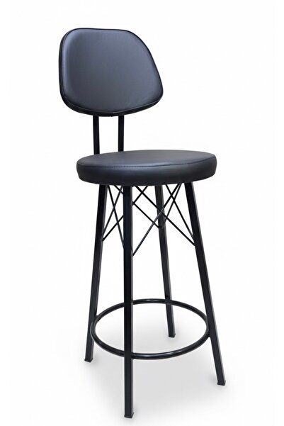 Kalafika Rio Bar Sandalyesi 75 Cm Siyah Deri 100 ile 110 Cm Arası Olan Ada & ...