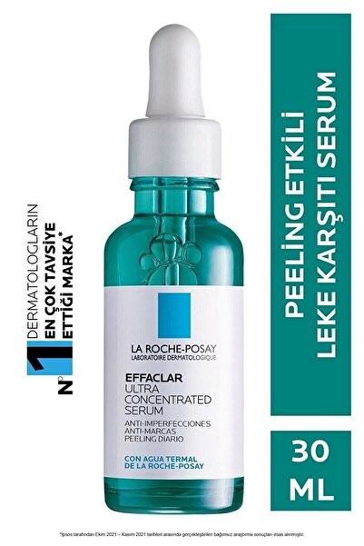 La Roche Posay Effaclar Peeling Etkili Leke Karşıtı Serum Yağlı ve Akneye Eği...