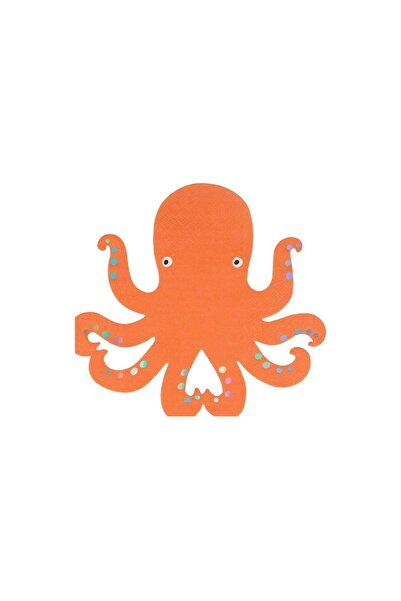 Meri Meri Șervețele Octopus - Șervețele Caracatiță - Pachet de 16