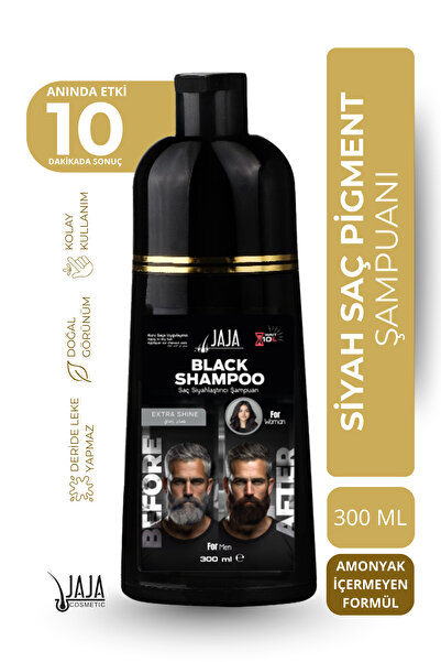 Jaja Siyah (Black) Saç Şampuanı | 300 ML & Siyahlaştırıcı Etki