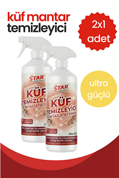Can Star 2'li Küf Temizleyici ve Beyazlatıcı Sprey 950 ML