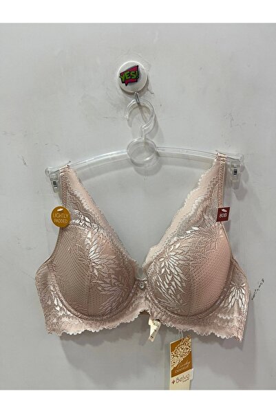 Belvü حمالة صدر نسائية من Belvu مزينة بالدانتيل بدون حشوة ورؤية مفتوحة - 1159