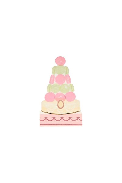 Meri Meri - Ladurée Paris Macaron Pyramid Napkins - Ladurée Paris Makaron Pir...