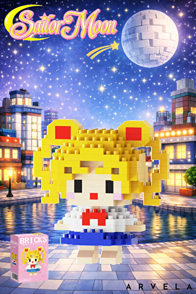 Arvela Mini Blok Sarı Prenses Seti – Mikro Yapı Oyuncak Stil Sevimli Karakter...