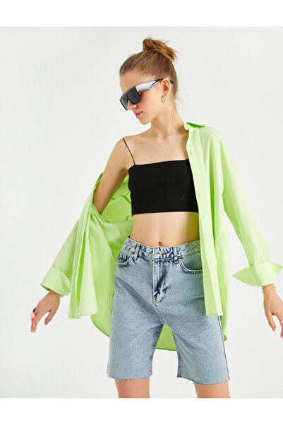 Koton 2sal40028md شورت جينز نسائي متعدد الألوان بخصر عادي