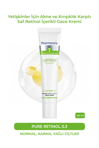 Pharmaceris Pure Retinol 0.3 | Yetişkinler İçin Akne ve Kırışıklık Karşıtı Sa...