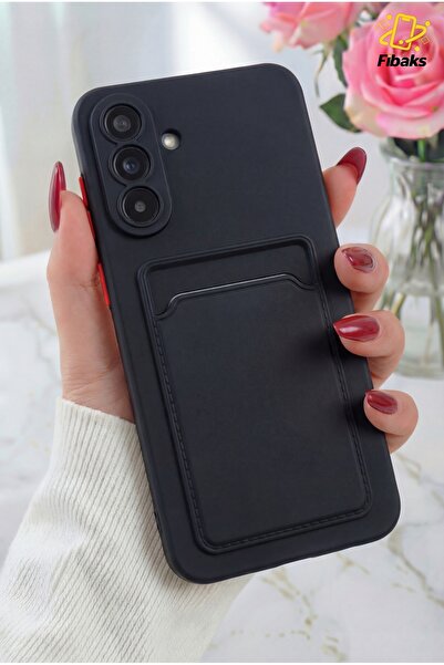 Fibaks Galaxy S25 Plus Kılıf Kamera Korumalı Arkası Kartlıklı Cüzdanlı Kırmız...