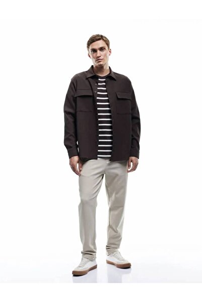 Koton Pantaloni confortabili croială pentru bărbați, cu șireturi în talie, be...