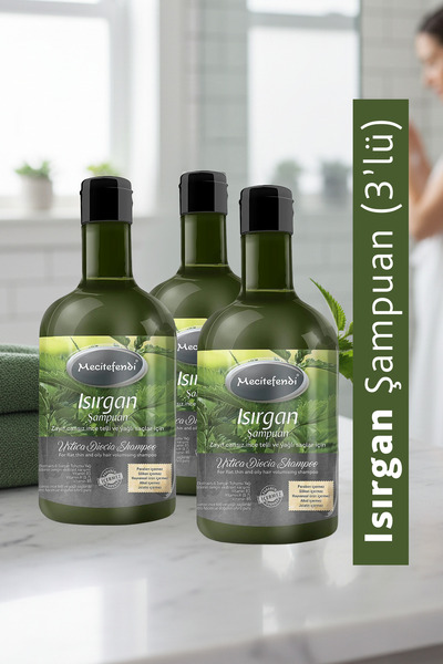 Mecitefendi 3 Adet Isırgan Şampuanı 3x400 ml