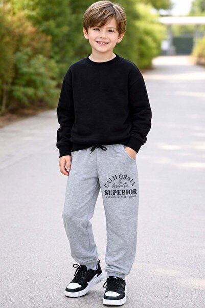 Fulla Moda 3 Thread California Printed Boys' Sweatpants