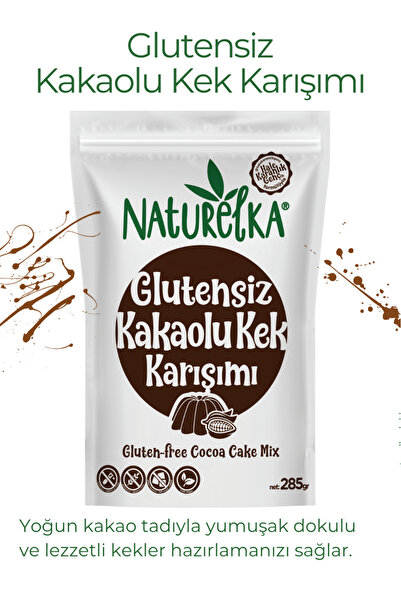 Naturelka Glutensiz Kakaolu Kek Karışımı 285 Gr