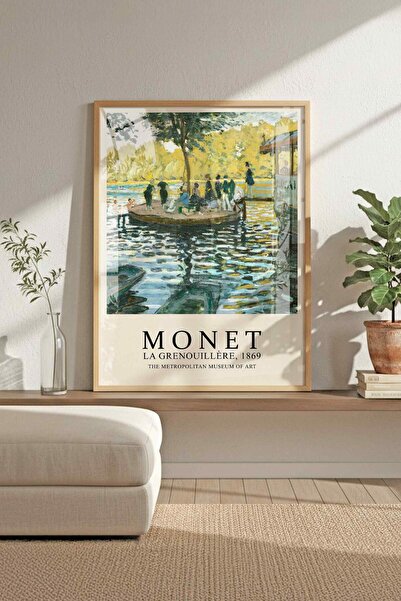 Buka Shops Matisse, Van Gogh, Monet 3'lü Tablo Seti Çerçeveli Renk Seçenekli