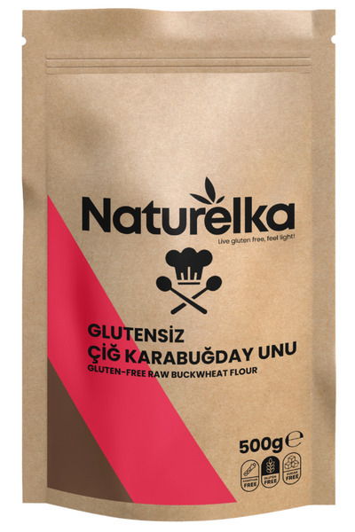 Naturelka Glutensiz Çiğ Karabuğday Unu 500 Gr