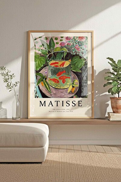 Buka Shops Matisse, Van Gogh, Monet 3'lü Tablo Seti Çerçeveli Renk Seçenekli