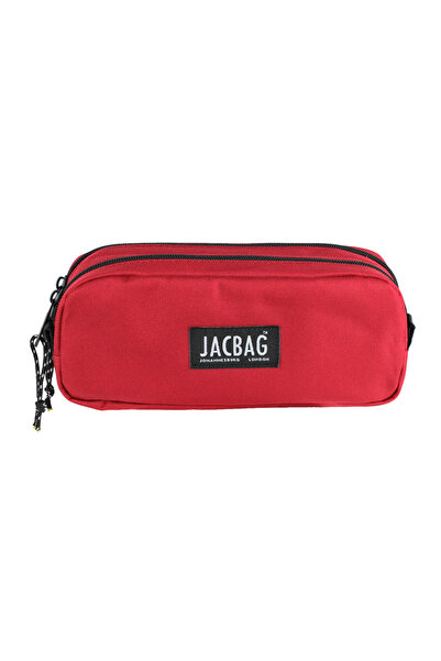 Jacbag Dual Pouch Pencil Case-Double Compartment Pencil Case