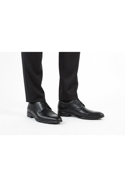 LİCCAS Erkek Mevsimlik Kundura Hakiki Deri Kauççuk Taban Bağcıklı Suya Karşı ...