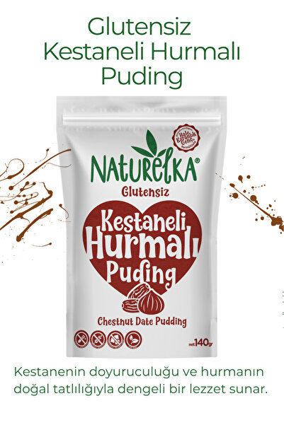 Naturelka Glutensiz Kestaneli Hurmalı Puding 140 Gr