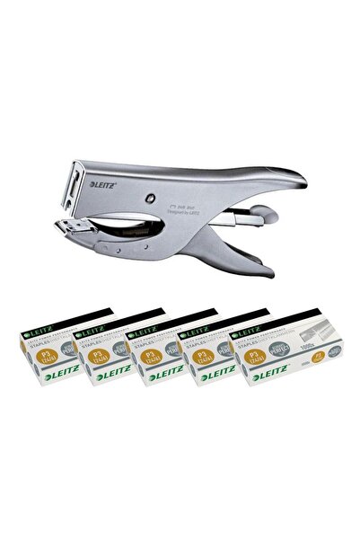 Leitz Zımba Pens Tipi Gri 5549 + 5 Adet Zımba Teli