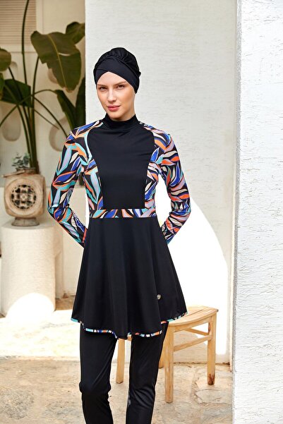 ROZAMAY Μαγιό Halle μακρυμάνικο Hijab 3117