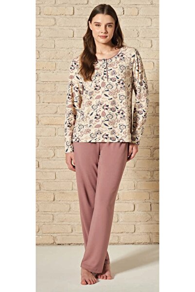 Pijadore Ženski pidžama set dugih rukava za novu sezonu 2025