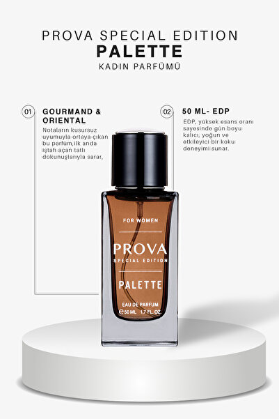 prova Specıal Edition Palette 50 ml Oryantal Koku EDP Kadın Parfümü