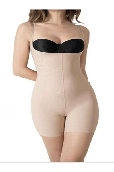 Wogi Laser Cut Strappy Breastless Leg Body Corset