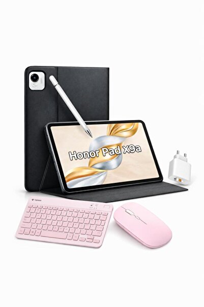 HONOR Pad X9a 8gb 256gb 11.5 inç Gri Tablet+KALEM HEDİYE+KILIF+CAM+BAŞLIK KLA...