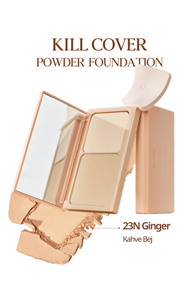 CLIO Hafif Yapılı, Pürüzsüz Mat Bitişli Pudra Fondöten CLIO Kill Cover Powder...