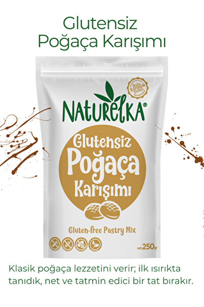 Naturelka Glutensiz Poğaça Karışımı 250 Gr