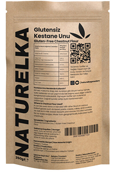 Naturelka Aydın Kestanesi Unu 250 Gr
